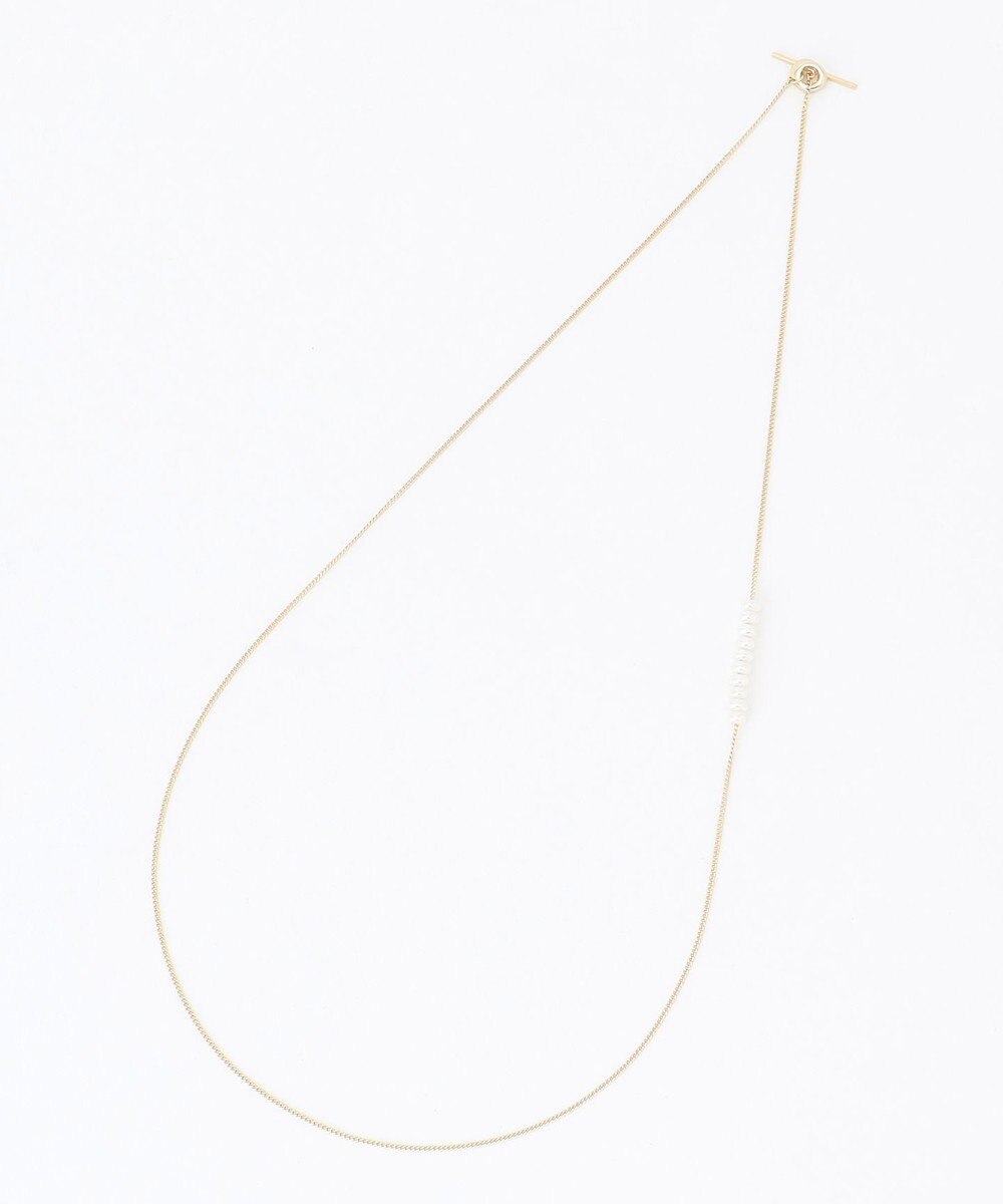 ANY パールラリエットネックレス 