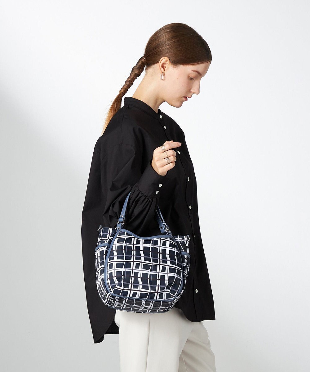 Y'SACCS ドローイングチェック2WAYミニトート 