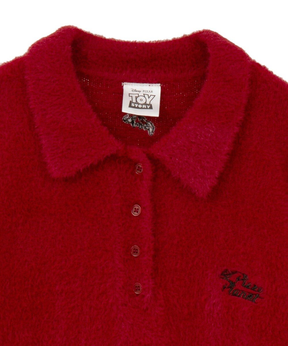 AMERICAN HOLIC 【PIZZA PLANET】衿付きニットプルオーバー 