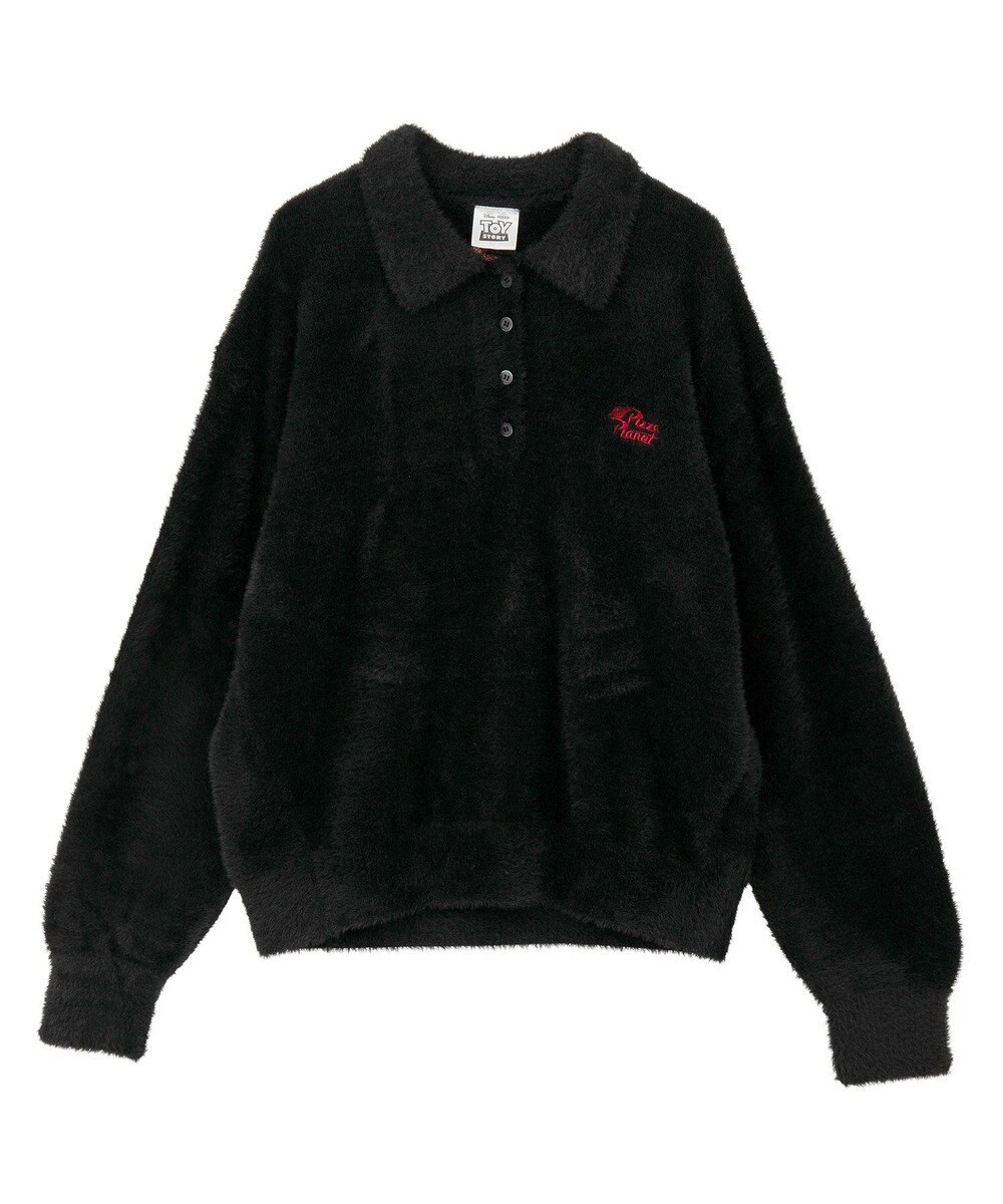 AMERICAN HOLIC 【PIZZA PLANET】衿付きニットプルオーバー 