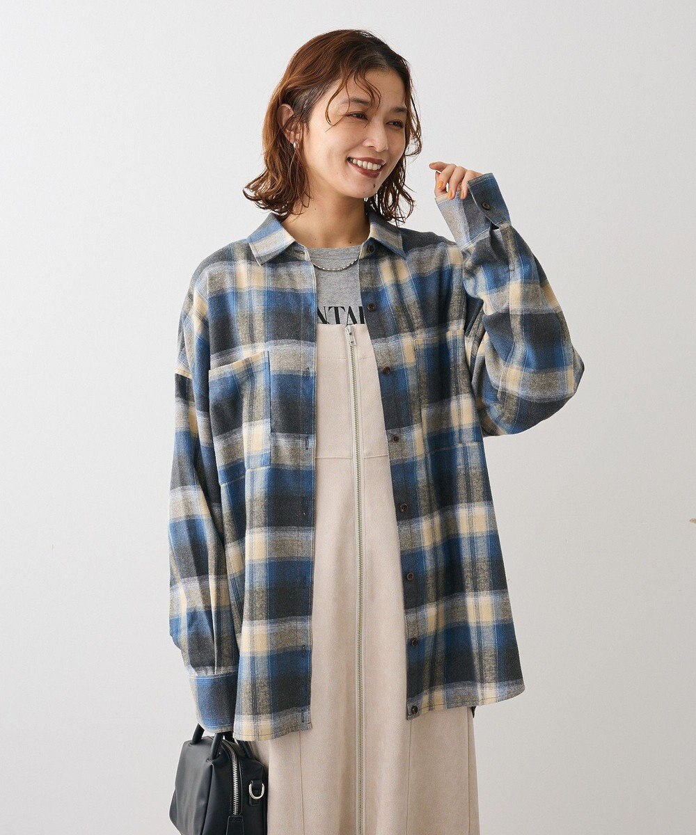 Green Parks ・ＥＬＥＮＣＡＲＥ　ＤＵＥ　２ｗａｙチェックビックシャツ 