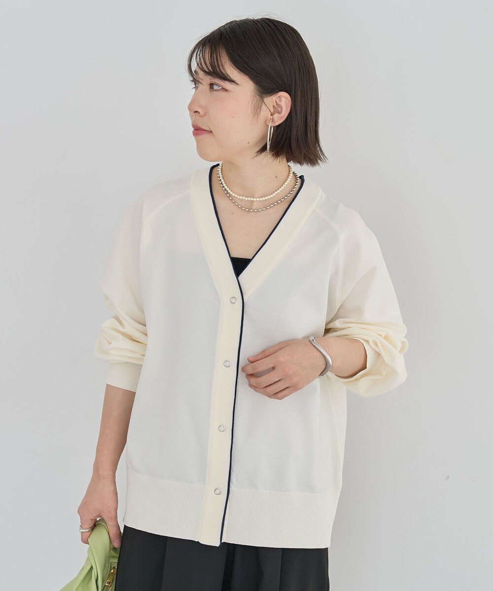 Green Parks スポンディッシュＶネックカーディガン 