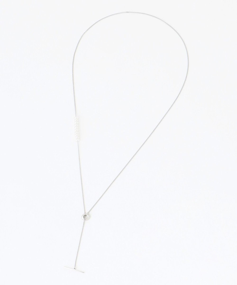 ANY パールラリエットネックレス 