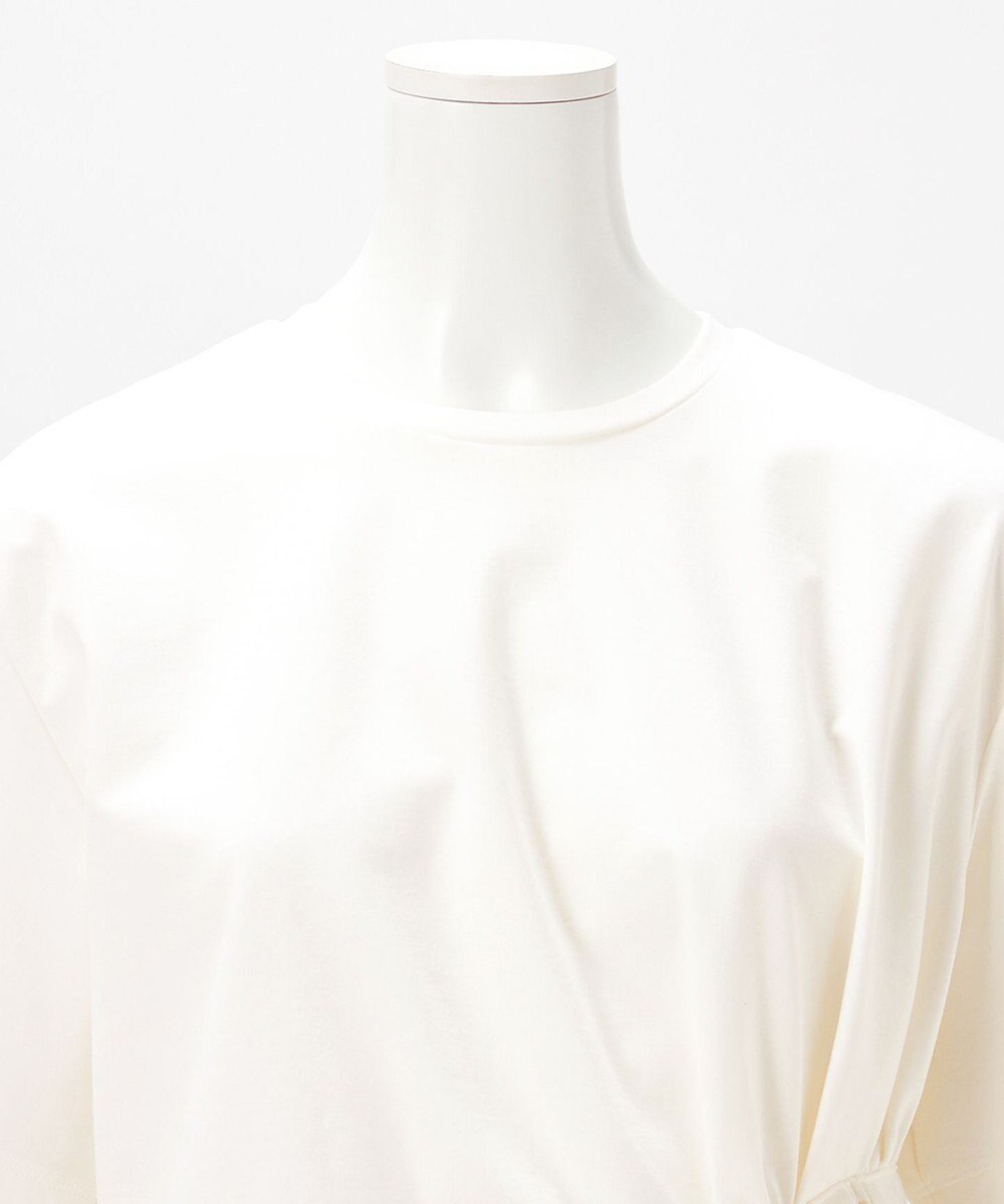 23区 【エステータ】コットンコンプレッシャージャージー タックデザイン カットソー 