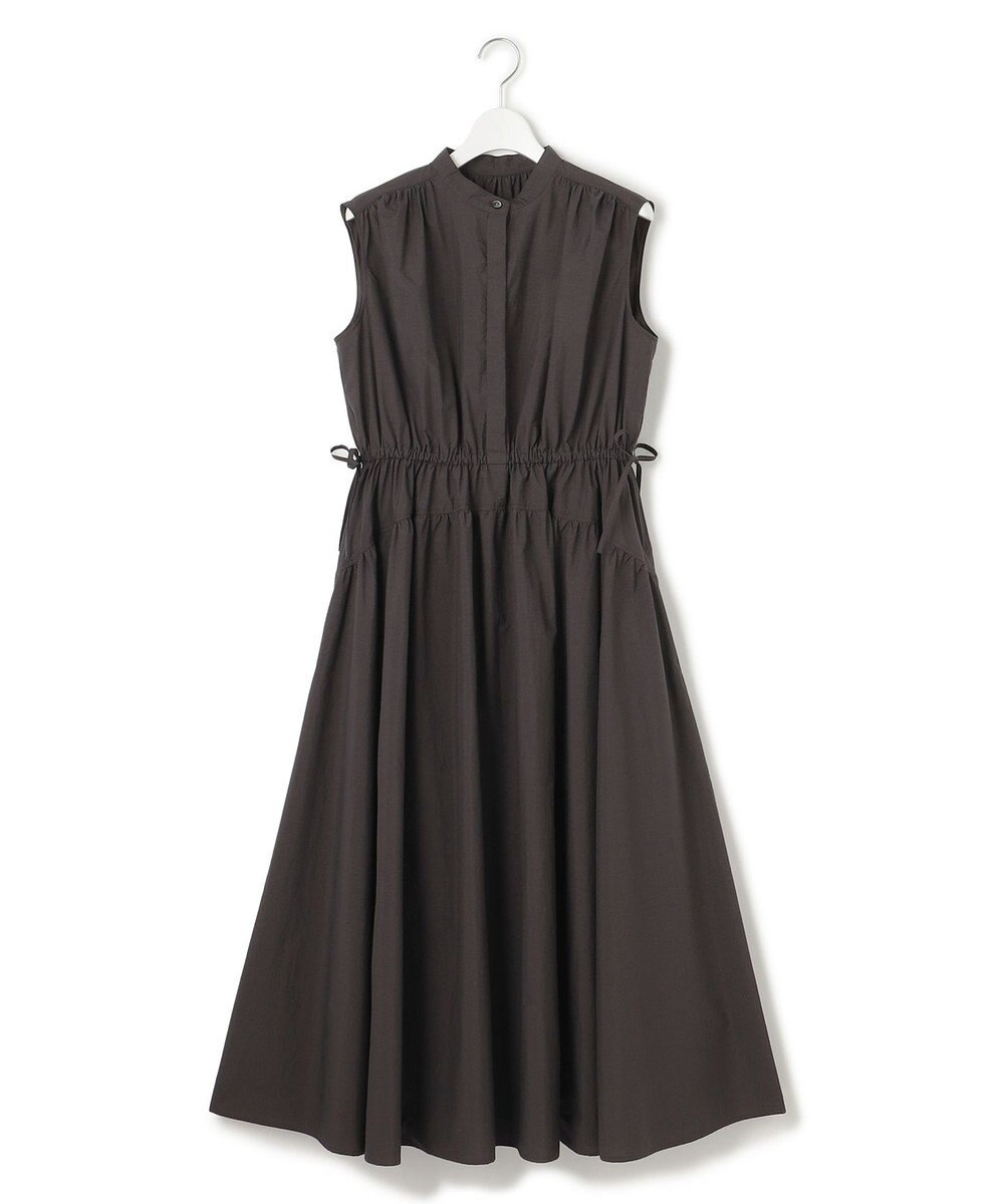 23区 【洗える/撥水加工】ナイロンコットンタフタ ウエストシャーリング ワンピース 