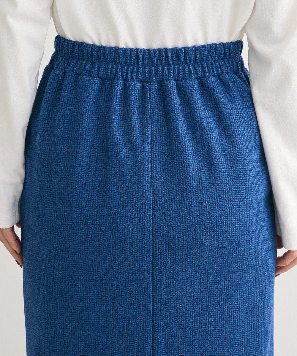 Green Parks 柄圧縮ポンチＩラインスカート 