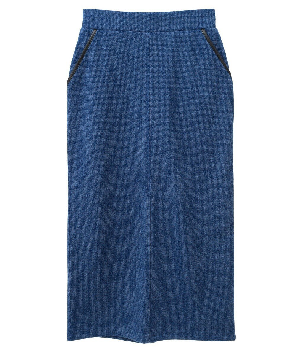 Green Parks 柄圧縮ポンチＩラインスカート 