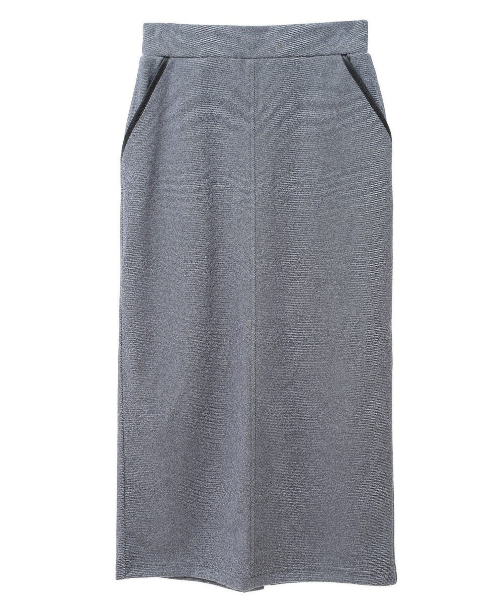 Green Parks 柄圧縮ポンチＩラインスカート 