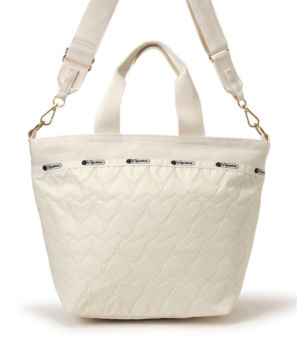 LeSportsac BUCKET TOTE/エクリュハートデボス 