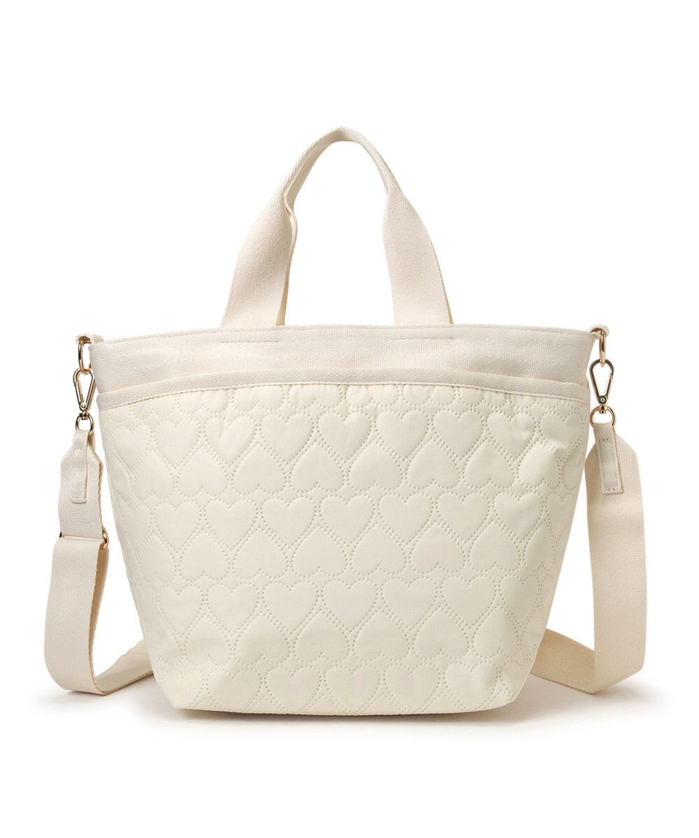 LeSportsac BUCKET TOTE/エクリュハートデボス 