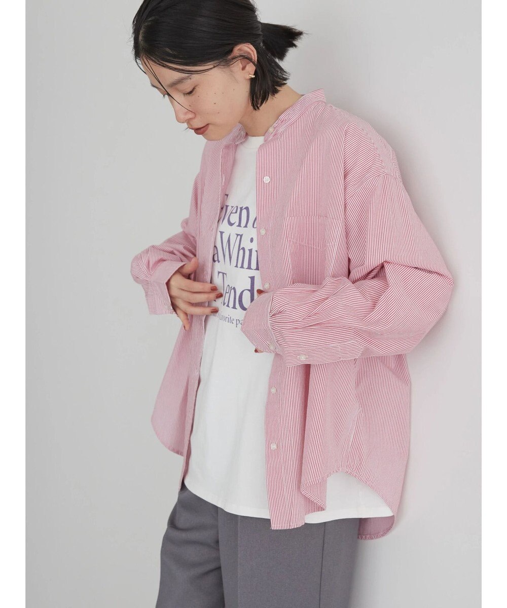 AMERICAN HOLIC 綿ブロードＢＩＧシャツ 