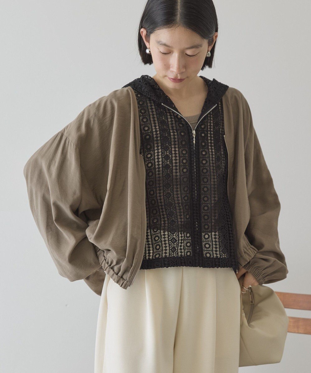 AMERICAN HOLIC Vネックドルマンブルゾン 