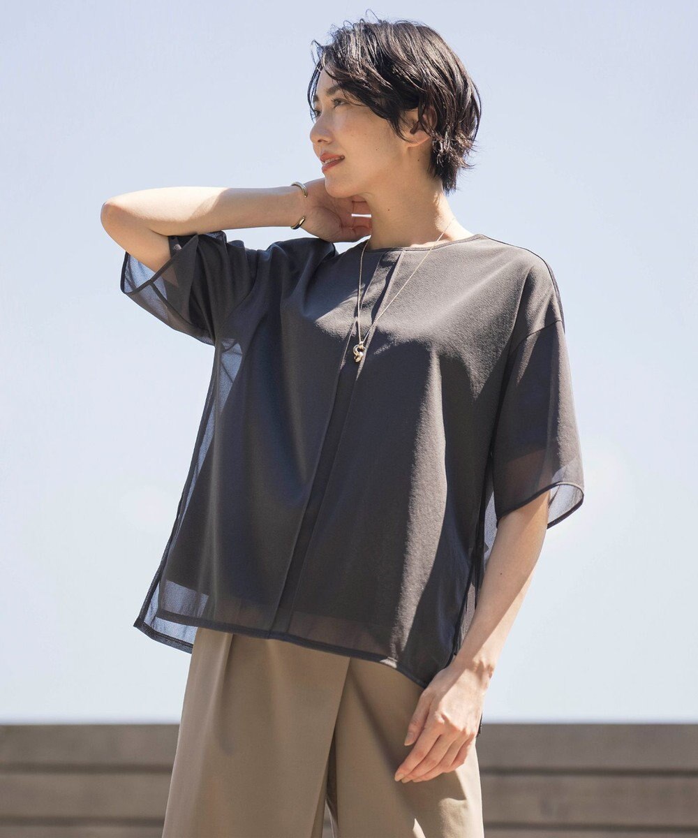 J.PRESS LADIES ビジューリング ネックレス 