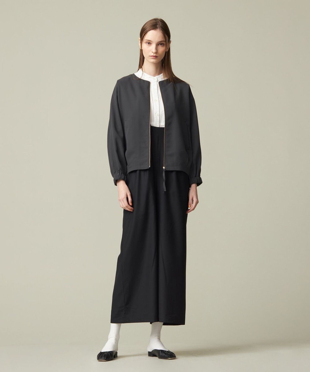 J.PRESS YORK STREET 【WOMEN】ジャージライクツイル ドルマンブルゾン 