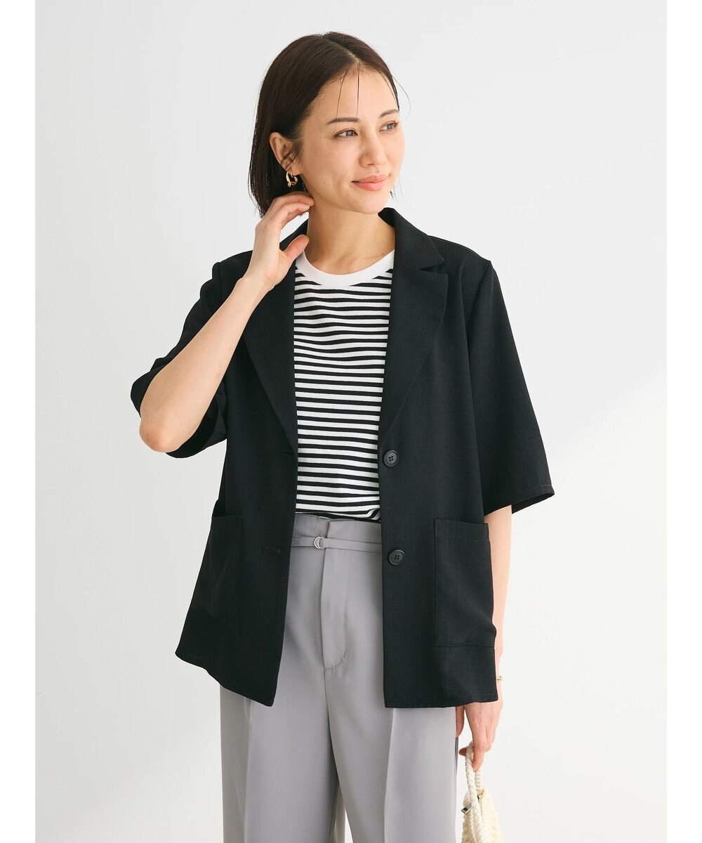 Green Parks 接触冷感　５分袖ジャケット 