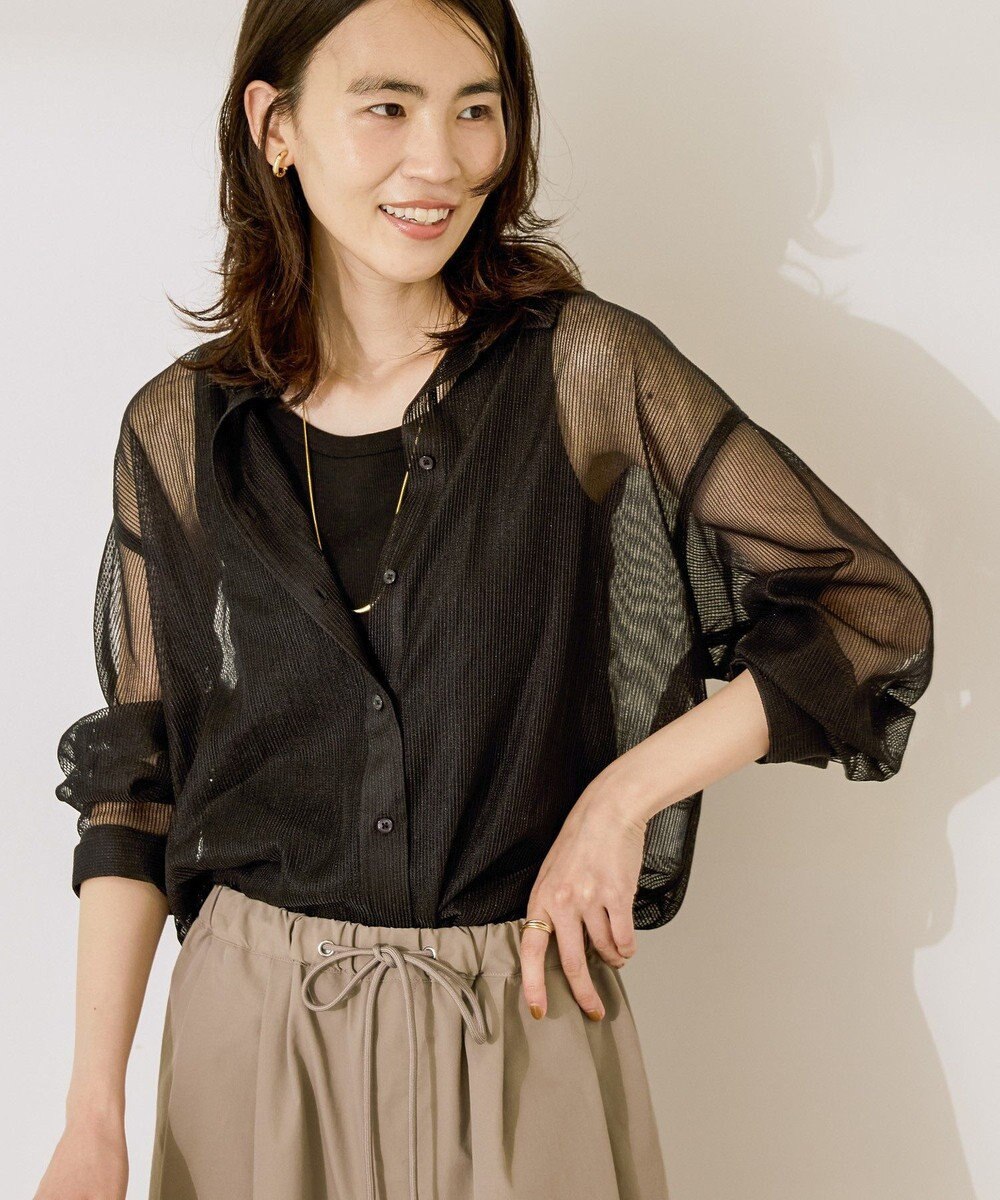 AMERICAN HOLIC メッシュ長袖シャツ【WEB限定カラー有り】 