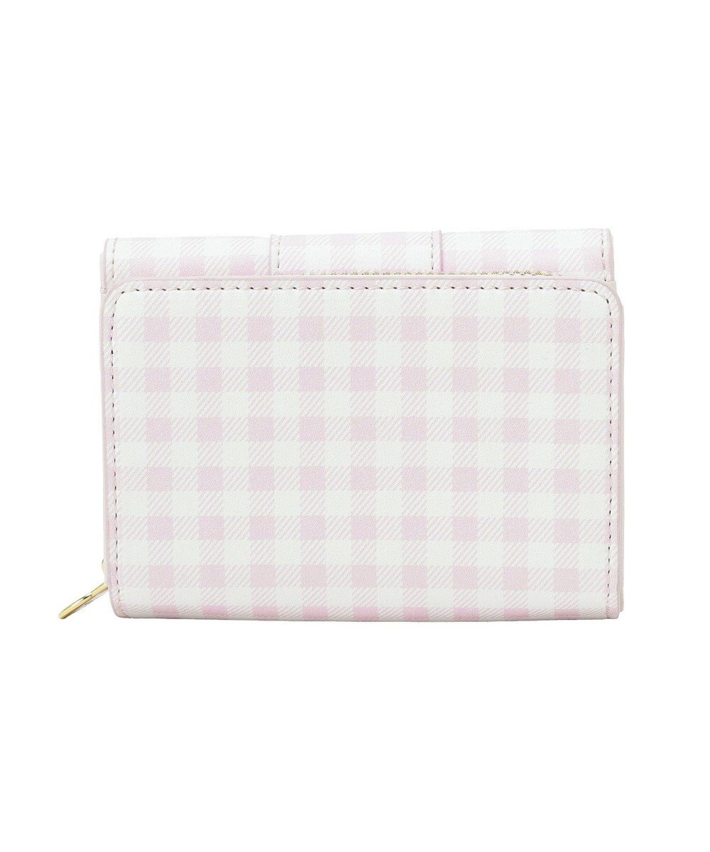 Maison de FLEUR ギンガムチェックＦリボンウォレット 