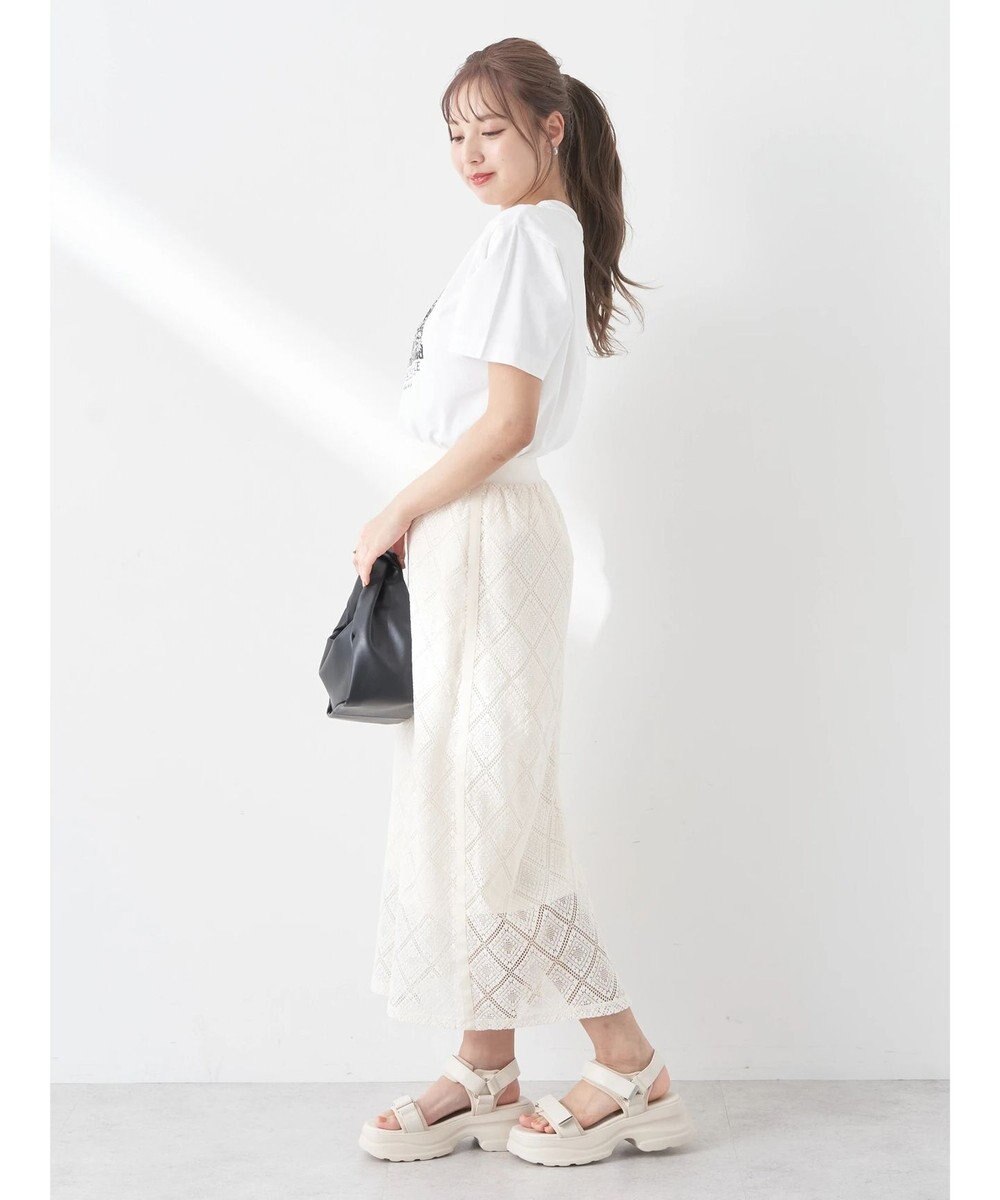 earth music&ecology モチーフナロースカート 