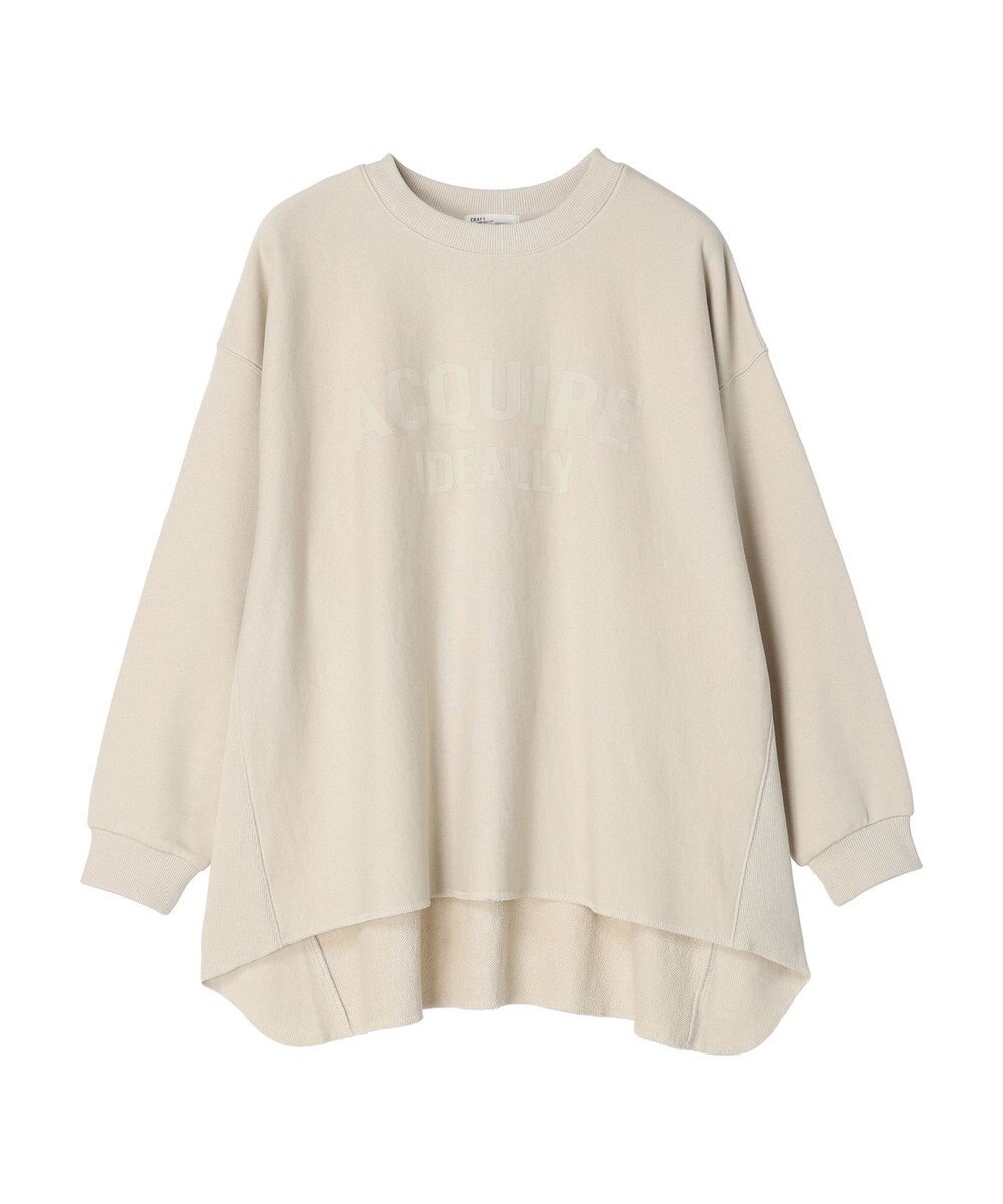 CRAFT STANDARD BOUTIQUE プリント裏毛チュニック 