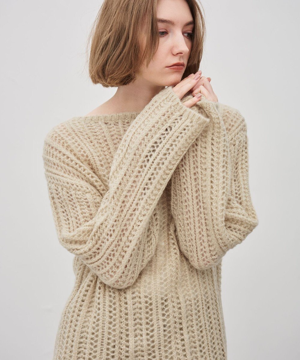 uncrave フィラメントモヘアニット プルオーバー 