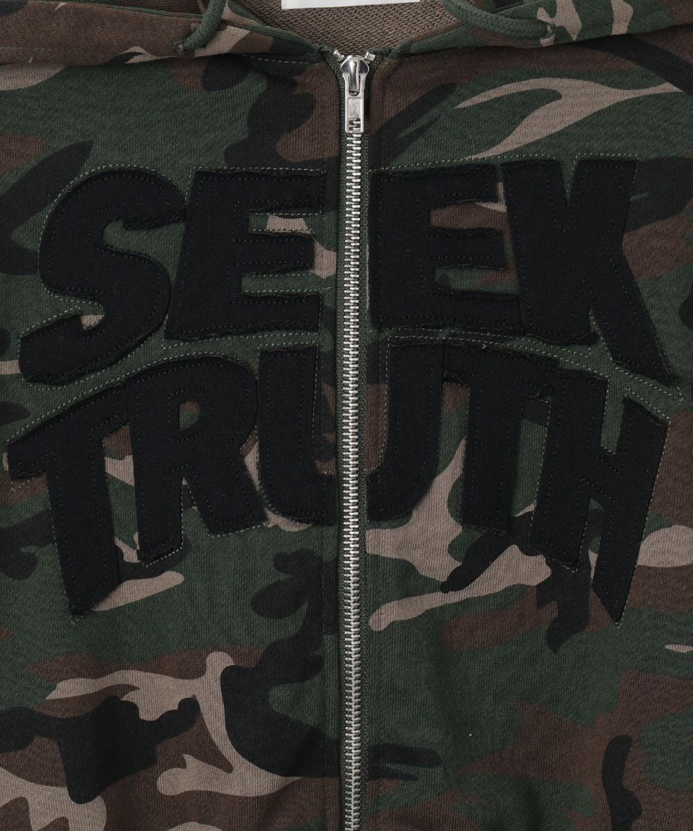 WEGO ロゴZIPショートパーカー 