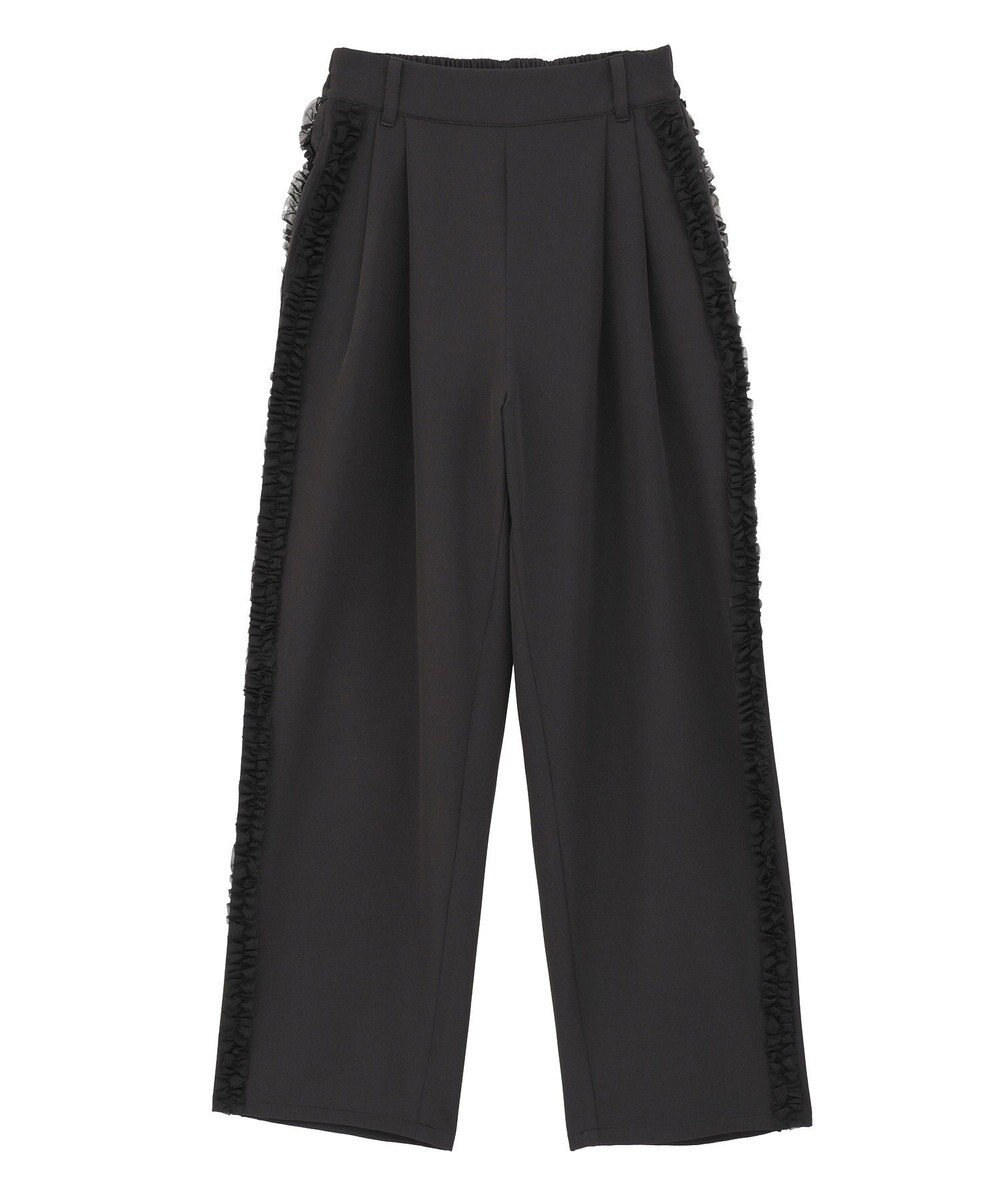 Green Parks ・ｓｗｉｎｇ　ｂｙ　サイドフリルワイドパンツ 