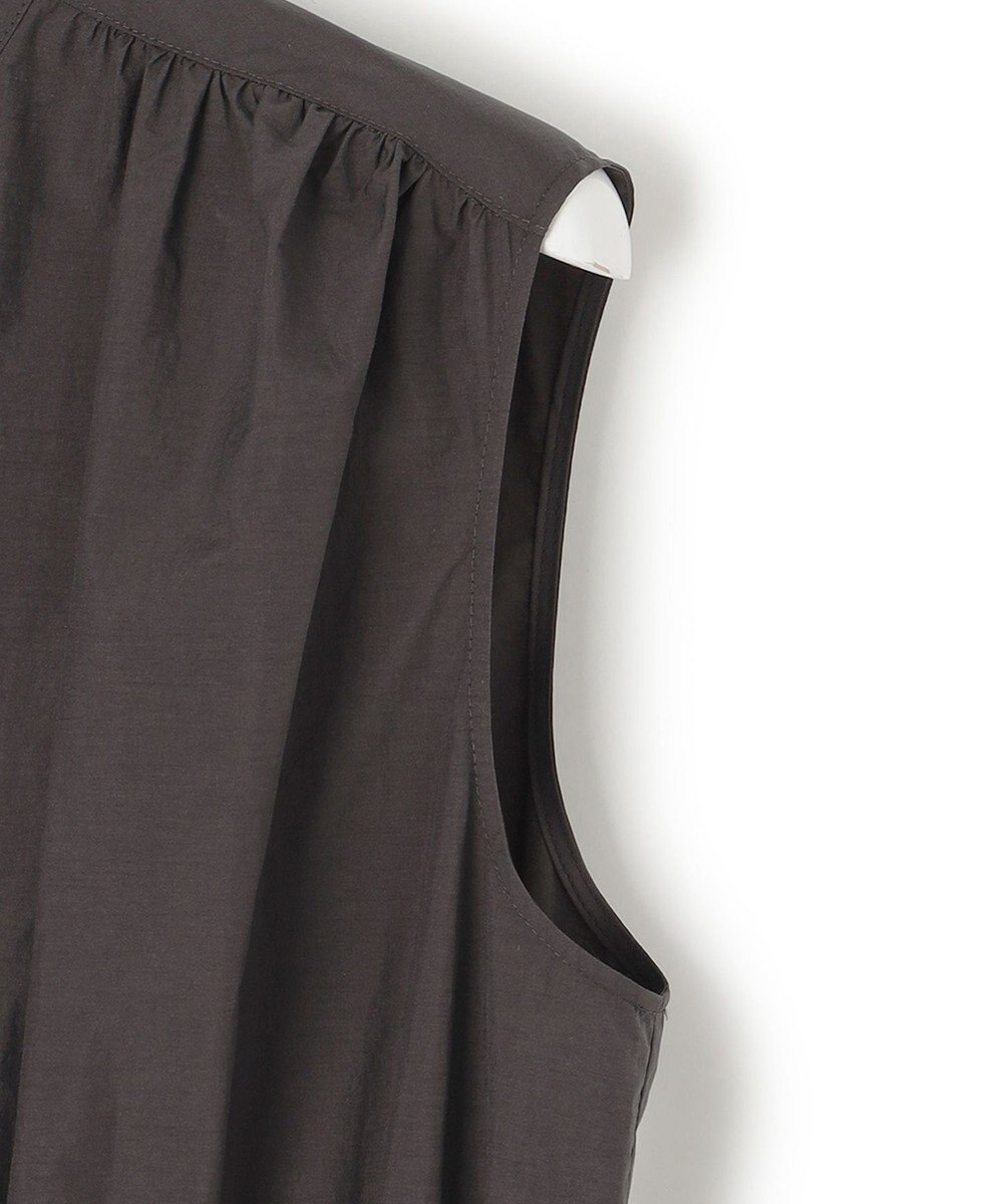 23区 【洗える/撥水加工】ナイロンコットンタフタ ウエストシャーリング ワンピース 