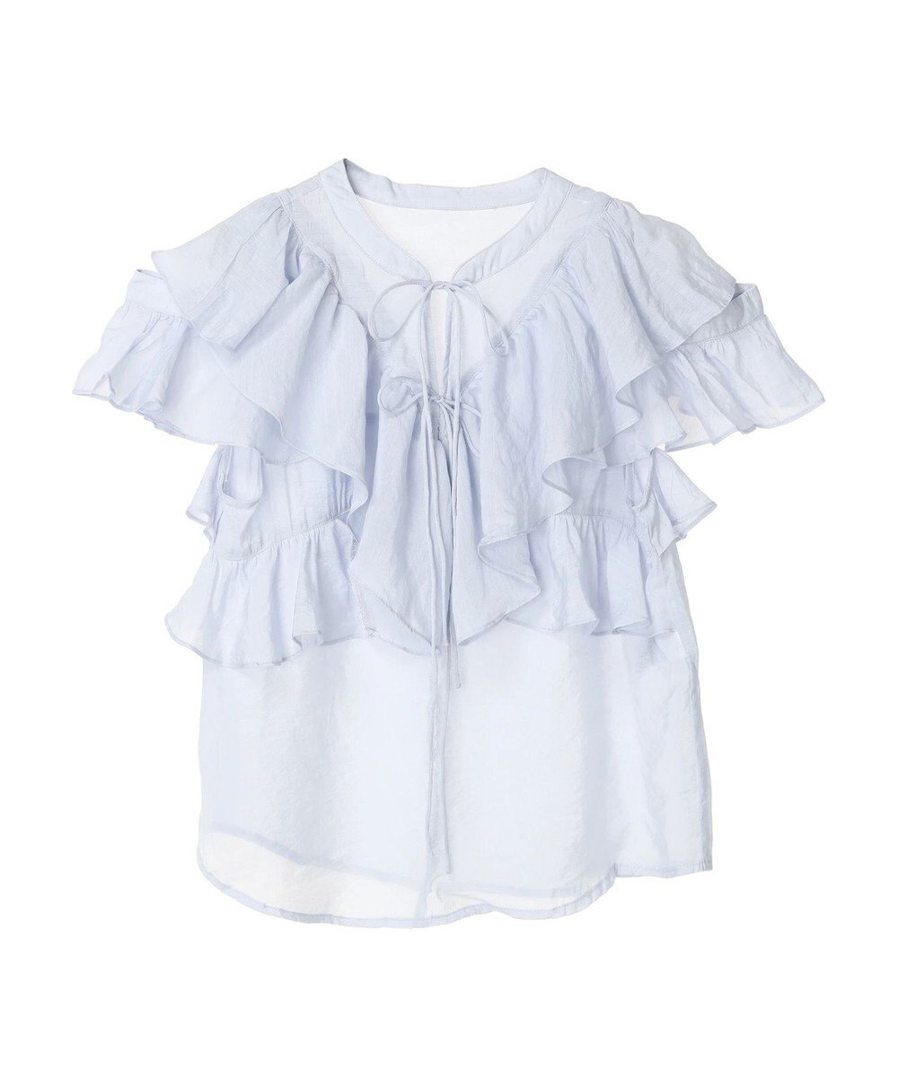 earth music&ecology ２ＷＡＹフリルブラウス 