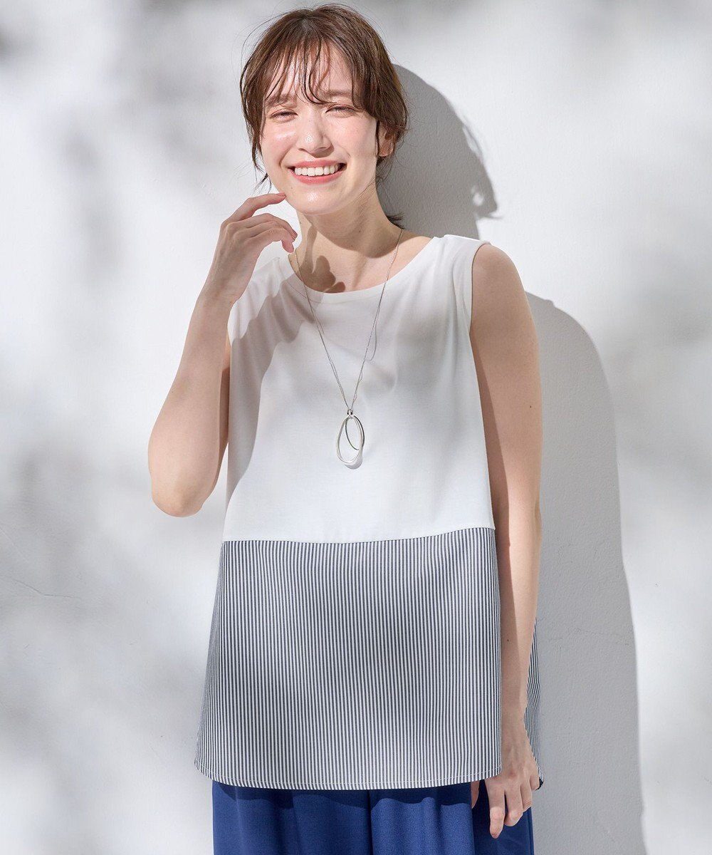 ANY L 【洗濯機可】ラウンドヘムコンビインナー 