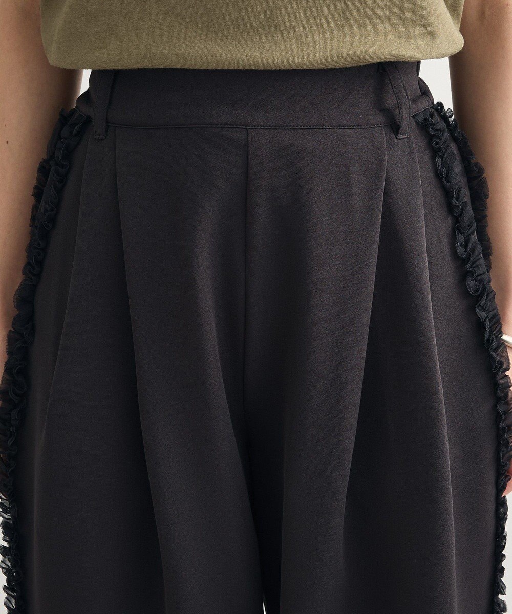 Green Parks ・ｓｗｉｎｇ　ｂｙ　サイドフリルワイドパンツ 