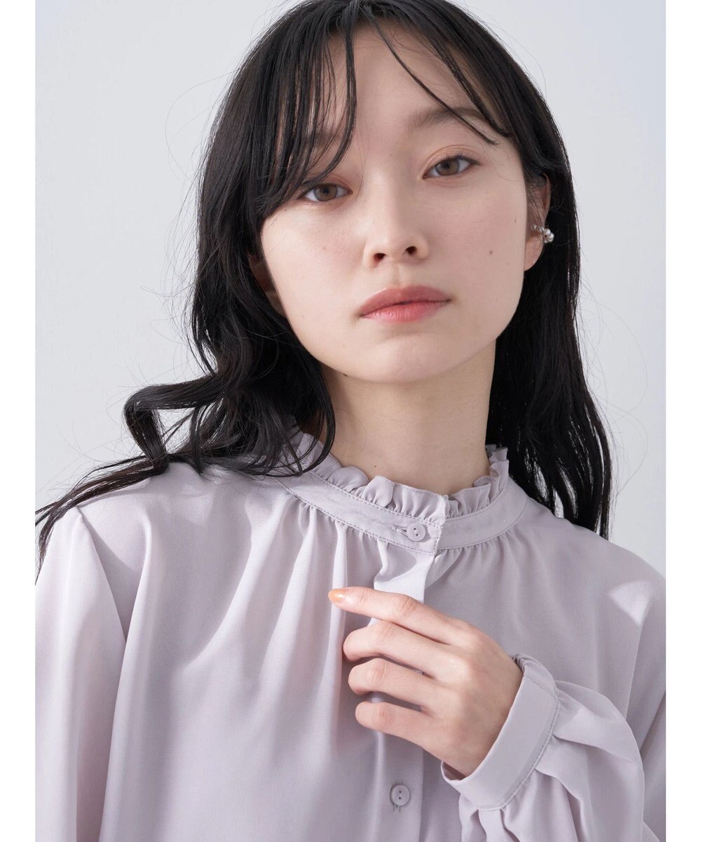 earth music&ecology ２ＷＡＹスタンドフリルブラウス 