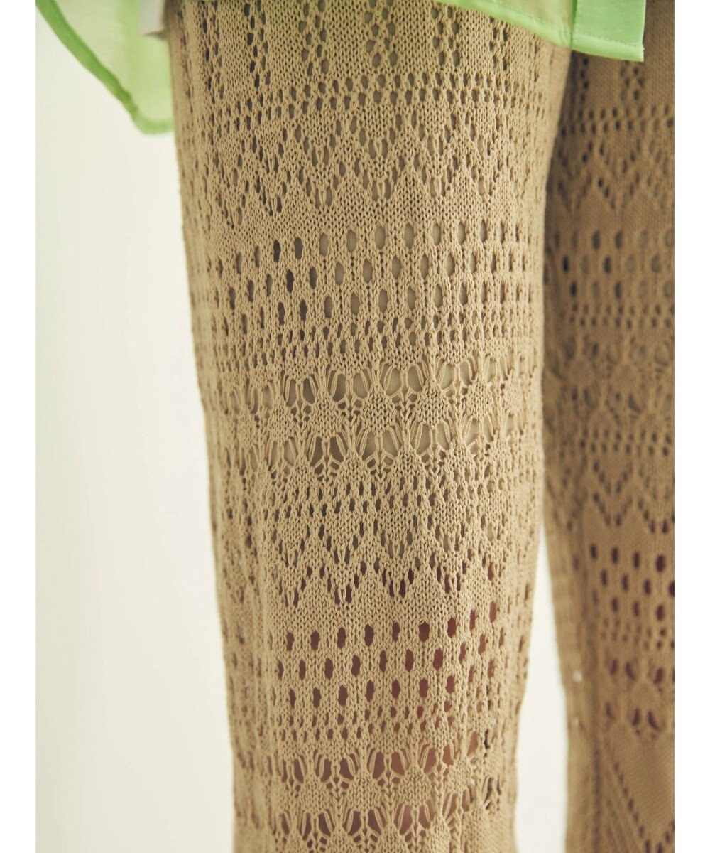 AMERICAN HOLIC 透かし編みニットパンツ 