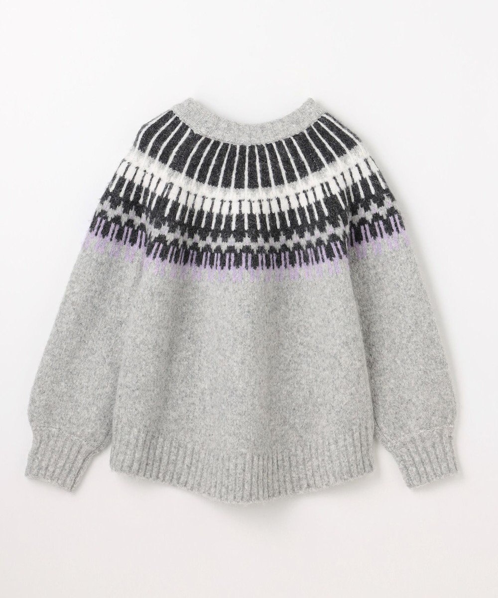 ANY ノルディックパターンニット 