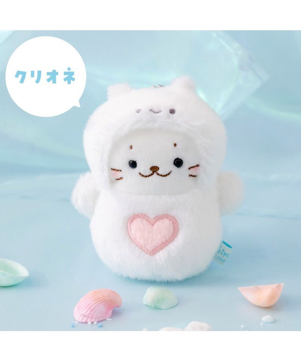 Mother garden しろたん ふわふわ キーホルダー 《クリオネ》 単品 