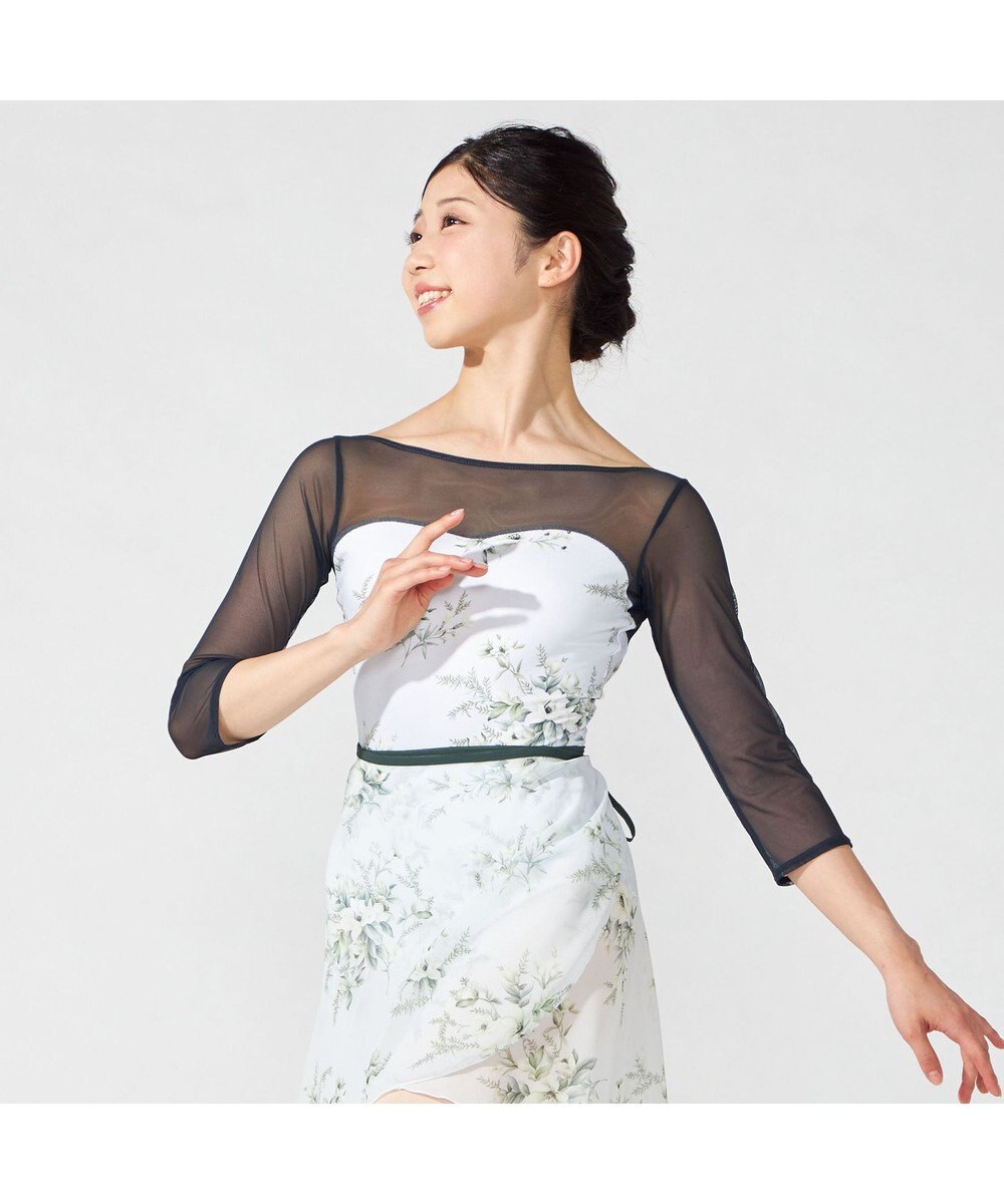 Chacott 6分袖レオタード 