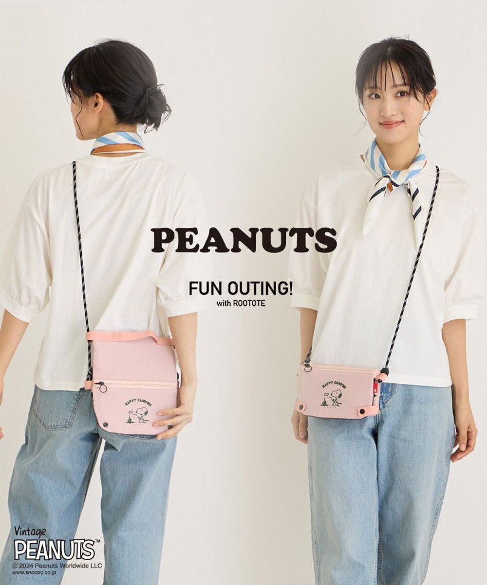 ROOTOTE 8608【スヌーピー:簡易保冷】IP.サーモキーパー.サコッシュ.ピーナッツ-9B 
