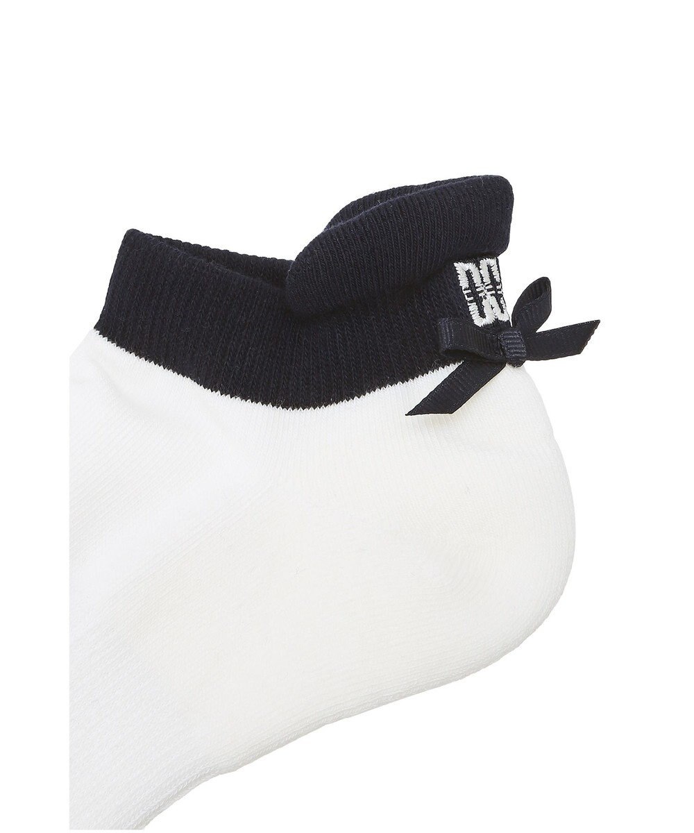 DAKS 裏リボンポイント足首パイルソックス 