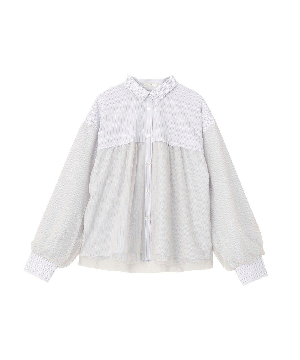 Green Parks イージーケアチュールドッキングシャツ 