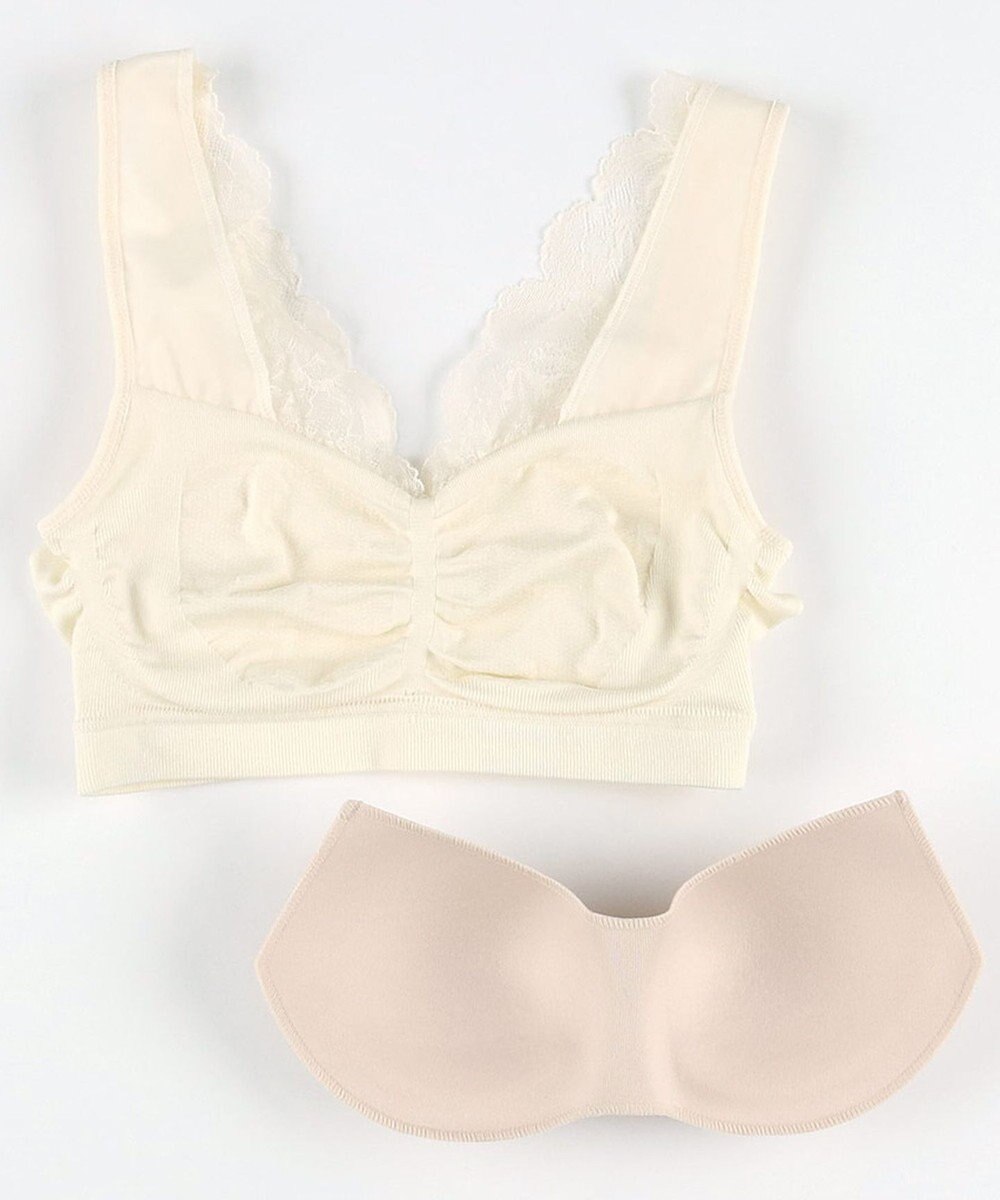 Wing ノンワイヤーブラ バストの脇流れを防ぐ 就寝中も日中のくつろぎタイムも 【ナイトアップブラ ルーム】 ブラジャー ナイトブラ KB3511 ウイング／ワコール 