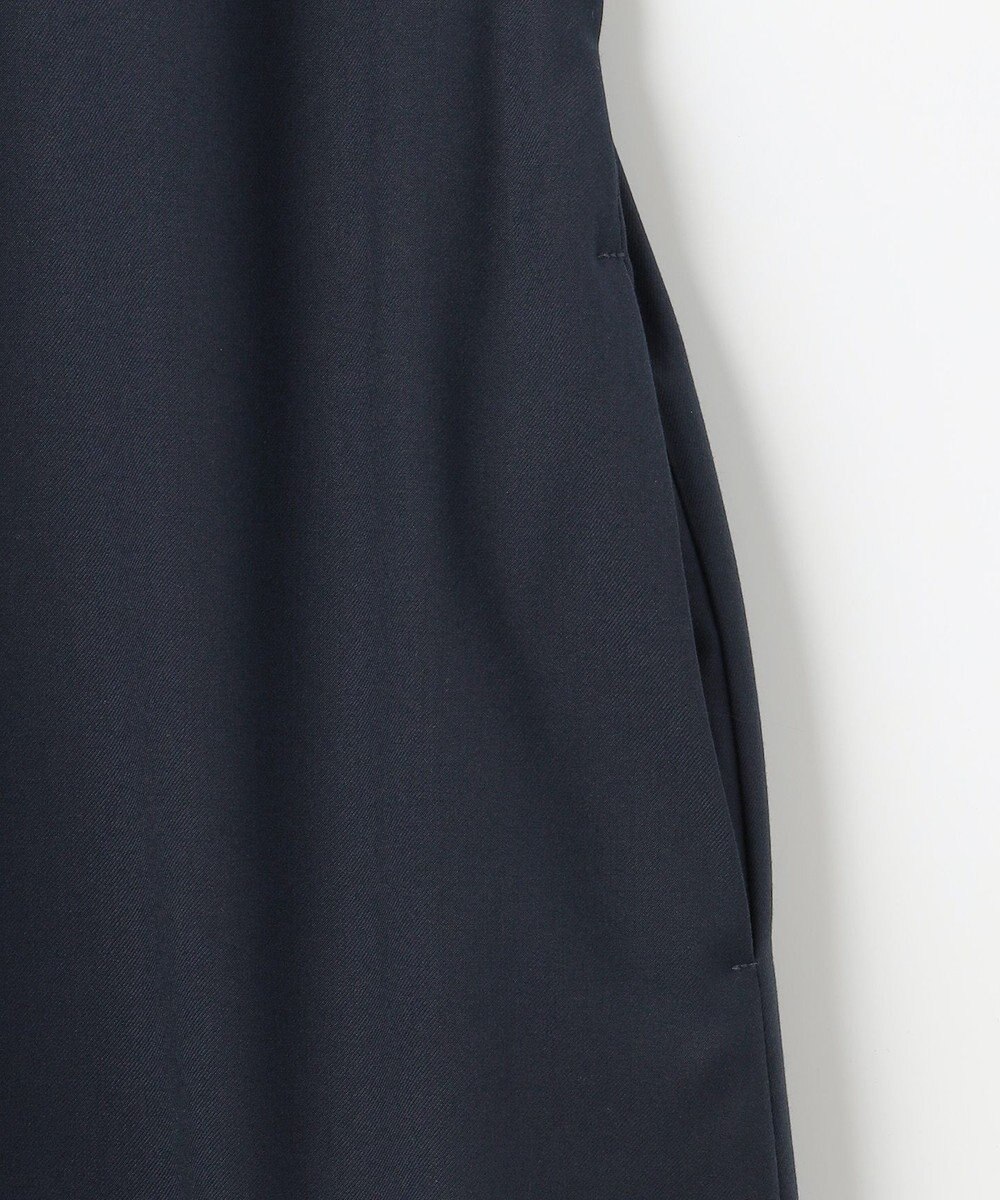 J.PRESS LADIES L 【洗える】T/Rウォッシャブルギャバ パール釦 ワンピース 