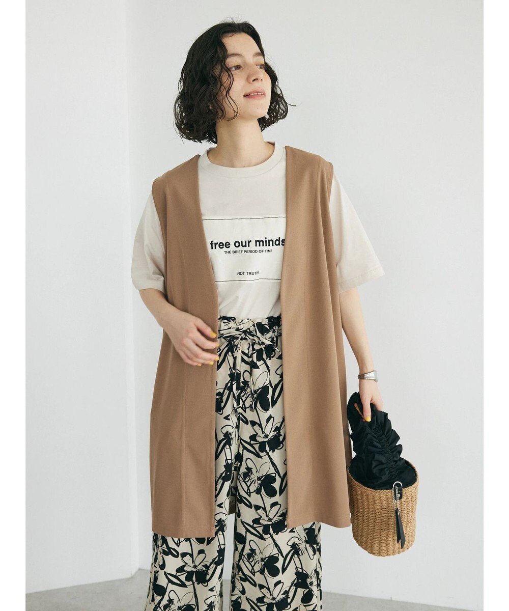 CRAFT STANDARD BOUTIQUE カットジョーゼットベスト 