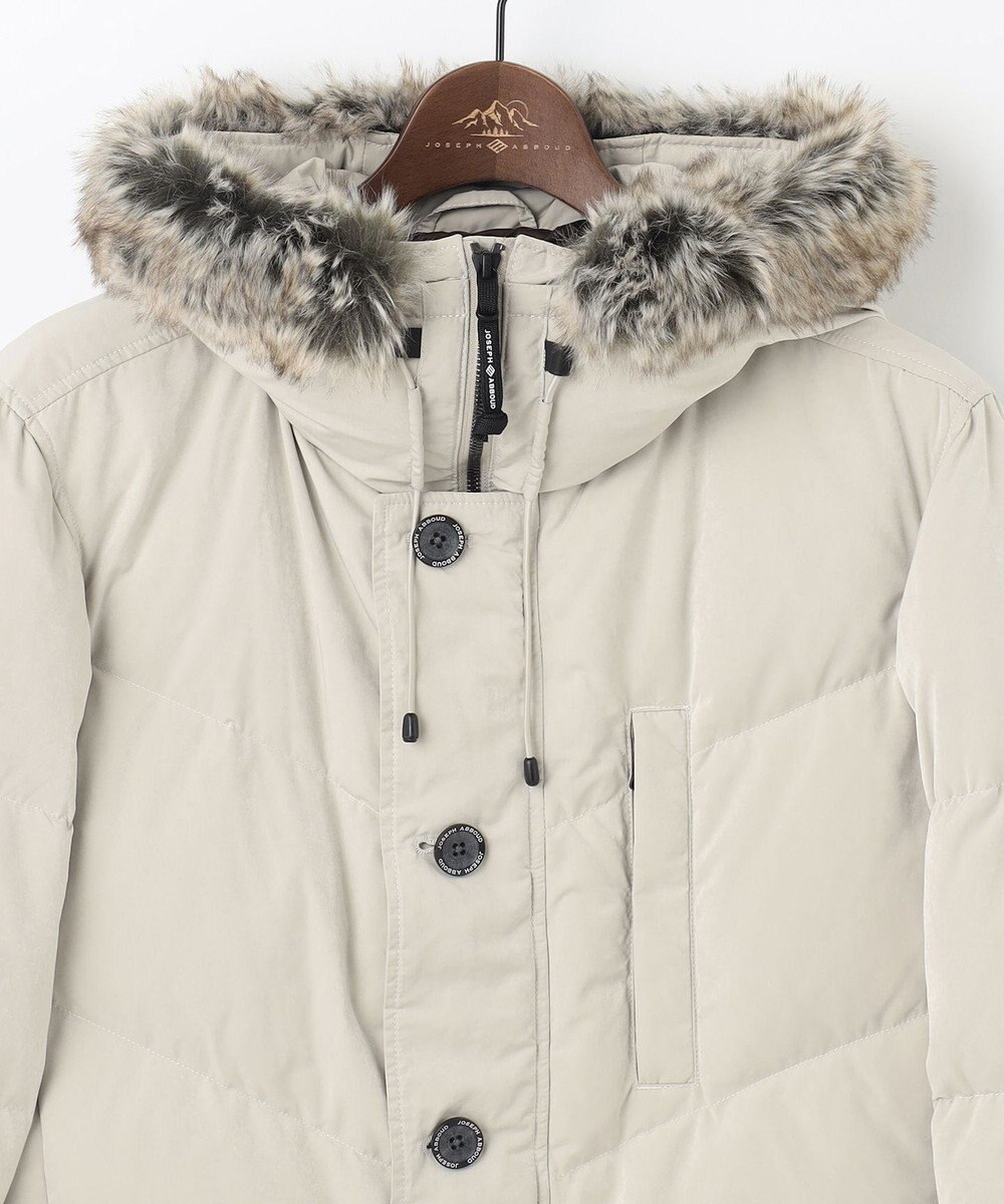JOSEPH ABBOUD MOUNTAIN  【サスティナブル/ECO撥水/ECOファー/9ポケット/男女兼用】Pe/Nyピーチ ダウンコート 