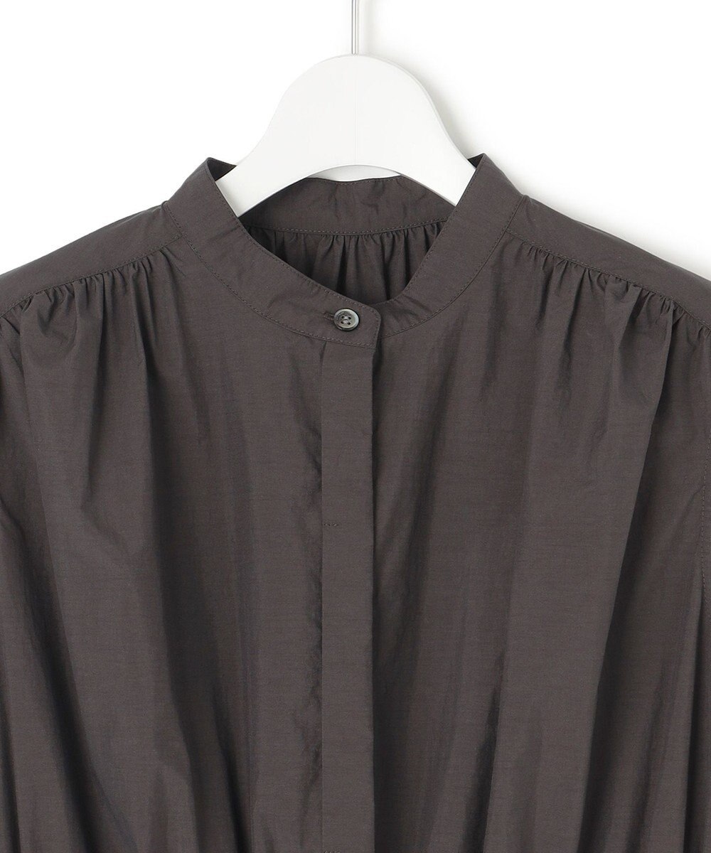 23区 【洗える/撥水加工】ナイロンコットンタフタ ウエストシャーリング ワンピース 