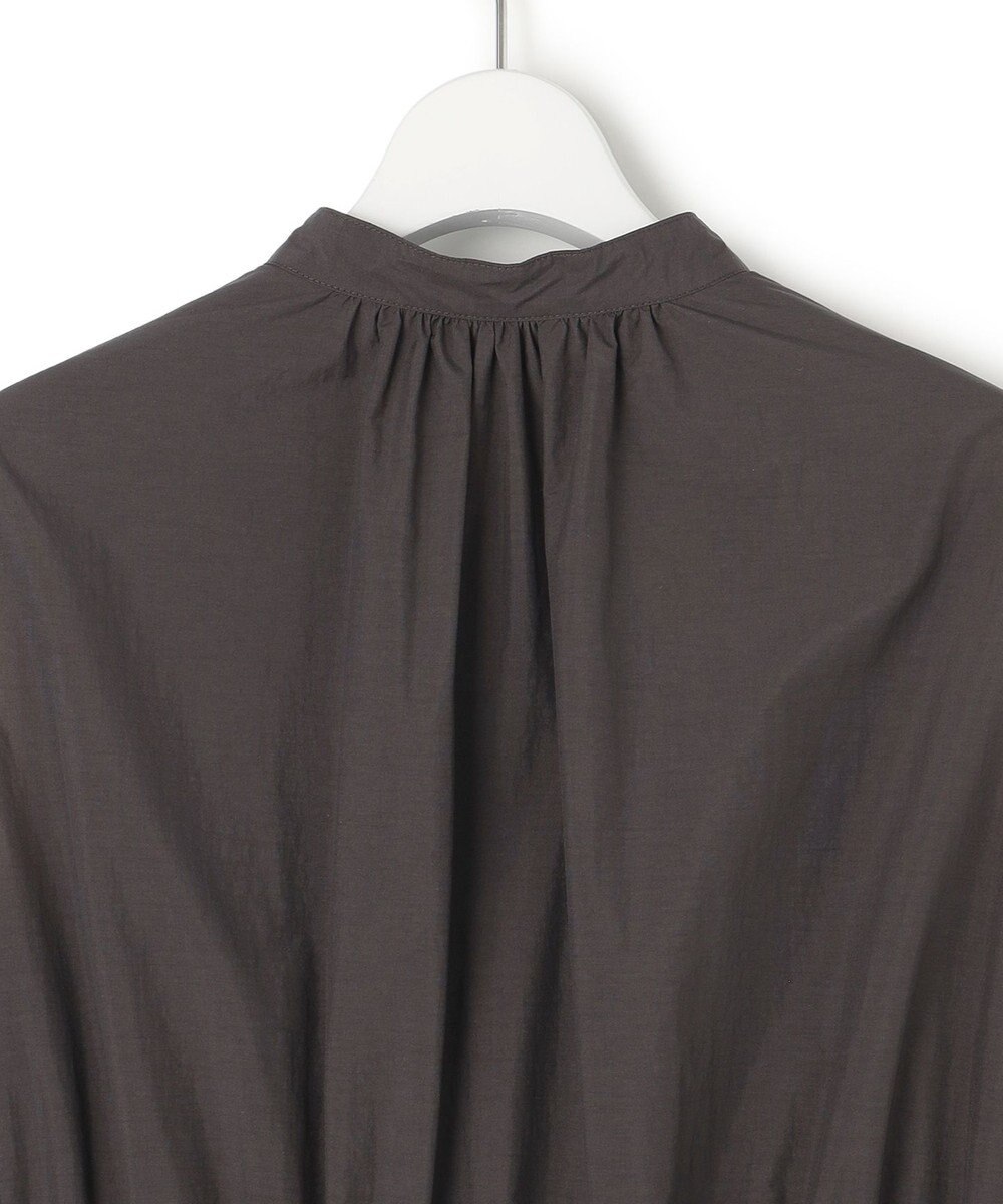 23区 【洗える/撥水加工】ナイロンコットンタフタ ウエストシャーリング ワンピース 