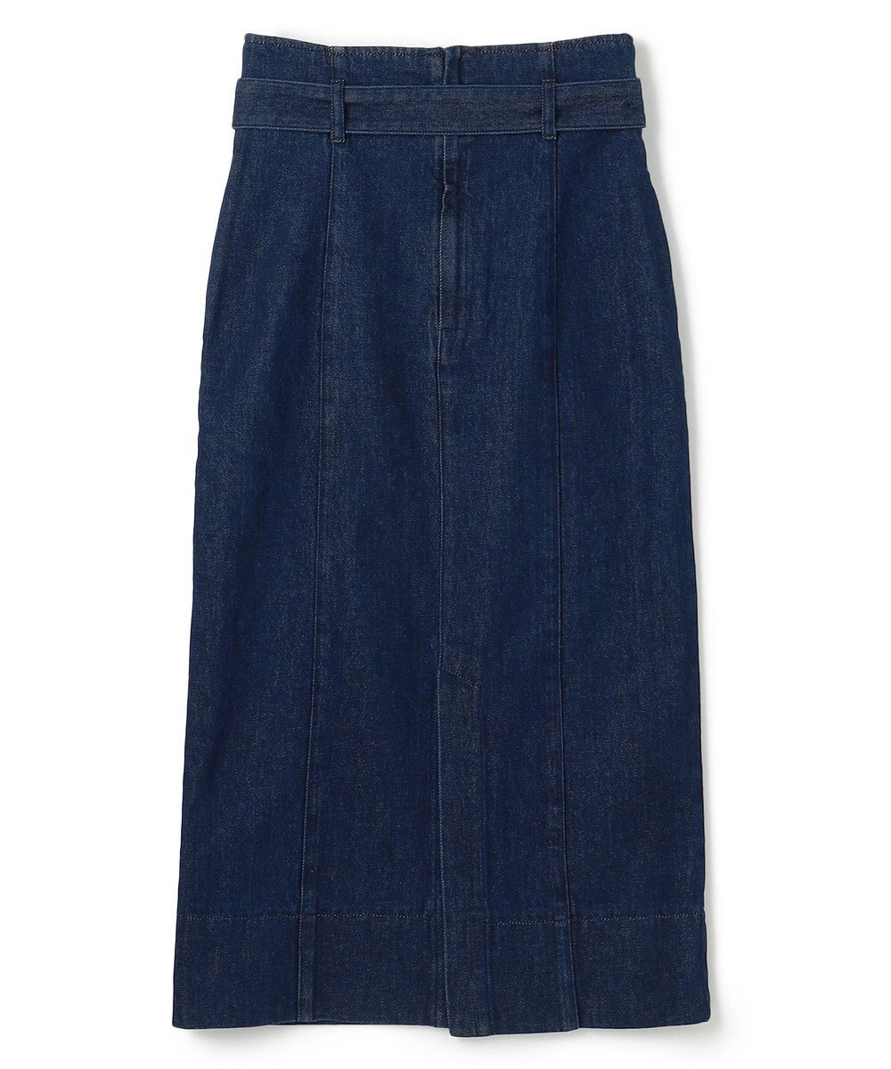 BEIGE， 【洗える・Oggi ８月号掲載】NAVIGLIO / ベルト付きハイウエストデニムスカート 