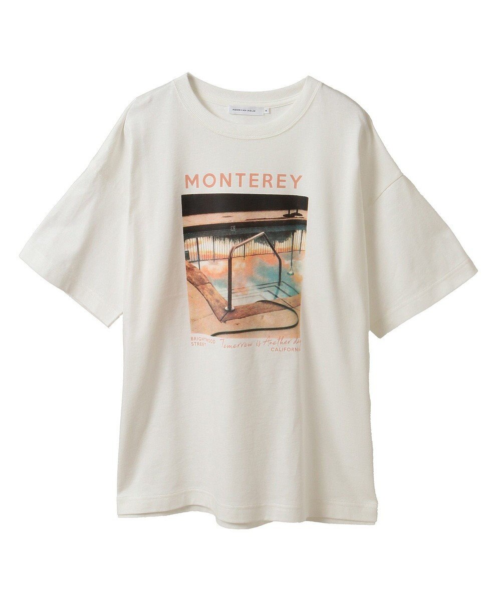 AMERICAN HOLIC フォトプリントＴシャツ 