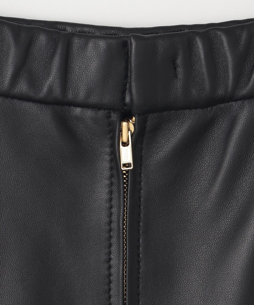 自由区 ラムレザー スカート 