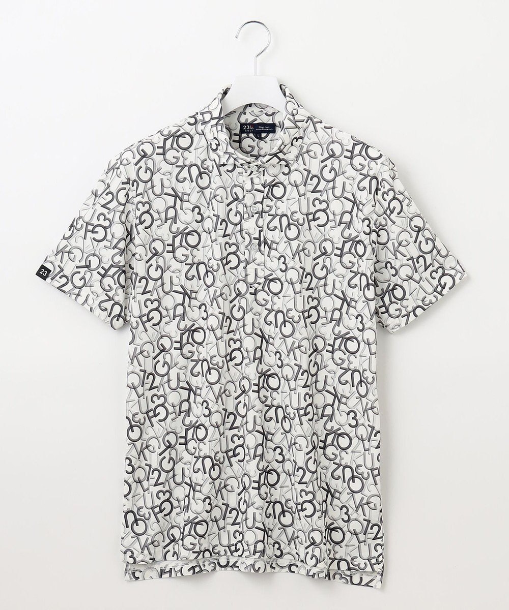 23区GOLF 【MEN】【吸水速乾】MOVEロゴ 半袖ポロシャツ 