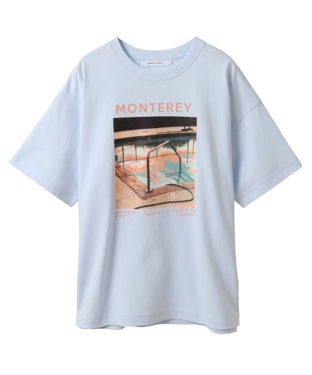 AMERICAN HOLIC フォトプリントＴシャツ 