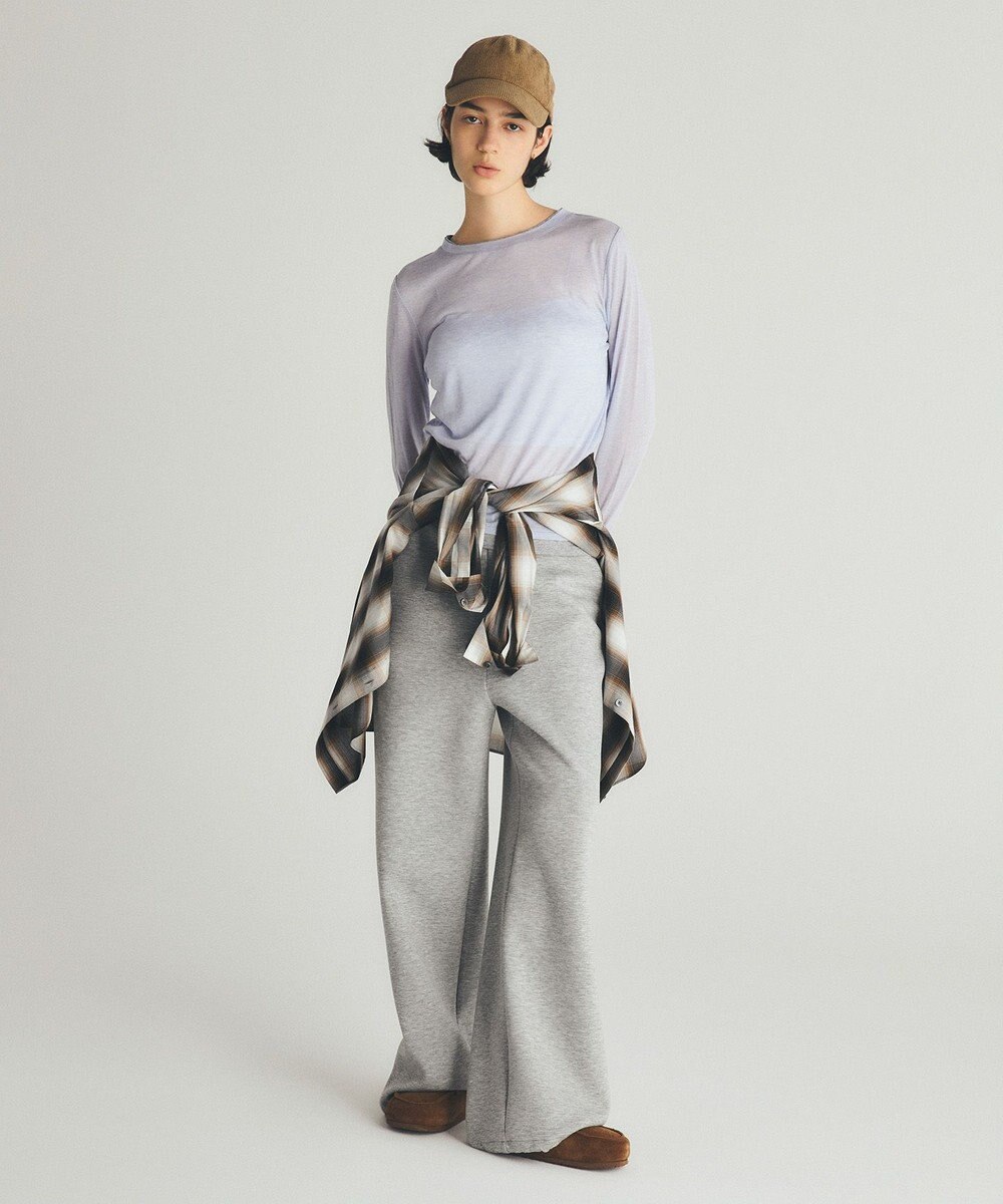 UNFILO L 【野呂佳代さん着用】BEAUTY FORM JERSEY イージーパンツ 